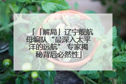 「解局」辽宁舰航母编队“最深入太平洋的远航” 专家揭秘背后必然性