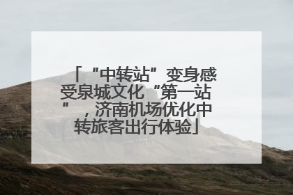 “中转站”变身感受泉城文化“第一站”，济南机场优化中转旅客出行体验