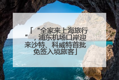 “全家来上海旅行”，浦东机场口岸迎来沙特、科威特首批免签入境旅客