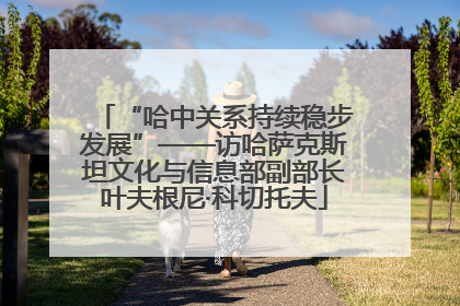 “哈中关系持续稳步发展”——访哈萨克斯坦文化与信息部副部长叶夫根尼·科切托夫