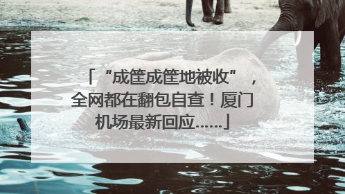 “成筐成筐地被收”，全网都在翻包自查！厦门机场最新回应……