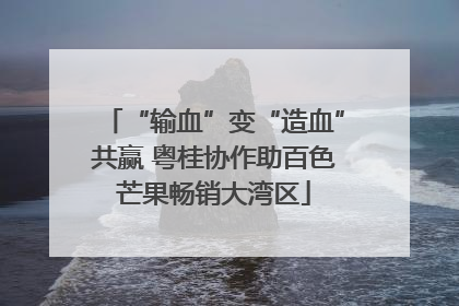 “输血”变“造血”共赢 粤桂协作助百色芒果畅销大湾区
