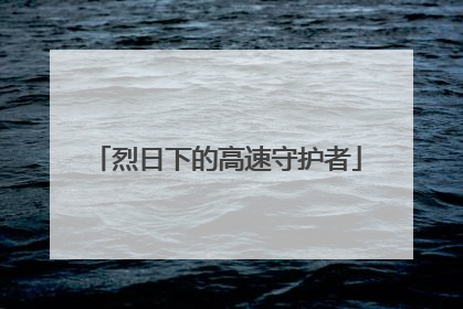 烈日下的高速守护者