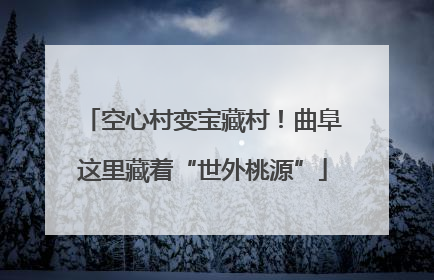 空心村变宝藏村！曲阜这里藏着“世外桃源”