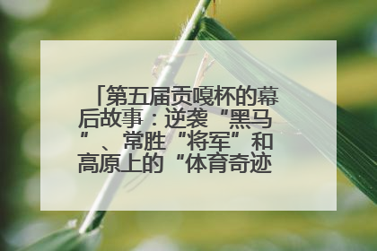 第五届贡嘎杯的幕后故事：逆袭“黑马”、常胜“将军”和高原上的“体育奇迹”丨微纪录