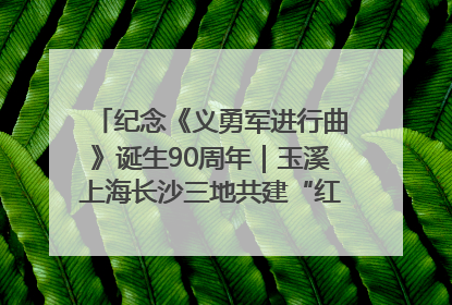 纪念《义勇军进行曲》诞生90周年｜玉溪上海长沙三地共建“红色思政教育共同体”