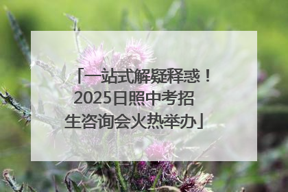 一站式解疑释惑！2025日照中考招生咨询会火热举办