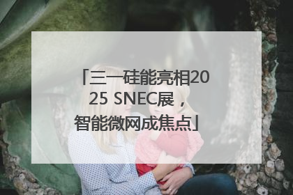 三一硅能亮相2025 SNEC展，智能微网成焦点