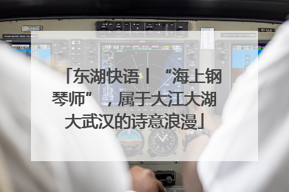 东湖快语丨“海上钢琴师”，属于大江大湖大武汉的诗意浪漫