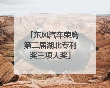 东风汽车荣膺第二届湖北专利奖三项大奖