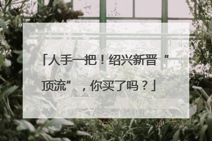 人手一把！绍兴新晋“顶流”，你买了吗？