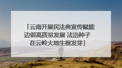 云南开展民法典宣传赋能边疆高质量发展 法治种子在云岭大地生根发芽