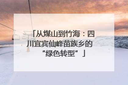 从煤山到竹海：四川宜宾仙峰苗族乡的“绿色转型”