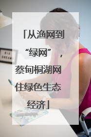 从渔网到“绿网”，蔡甸桐湖网住绿色生态经济