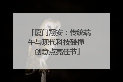 厦门翔安：传统端午与现代科技碰撞 创意点亮佳节