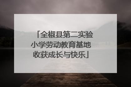 全椒县第二实验小学劳动教育基地收获成长与快乐