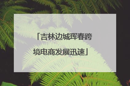吉林边城珲春跨境电商发展迅速