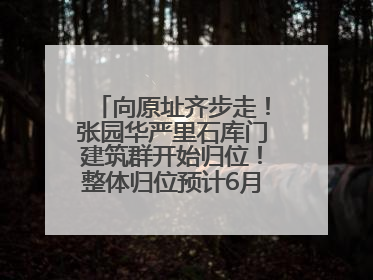 向原址齐步走！张园华严里石库门建筑群开始归位！整体归位预计6月7日完成