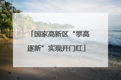 国家高新区“攀高逐新”实现开门红