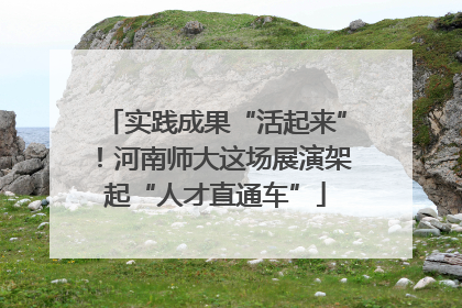 实践成果“活起来”！河南师大这场展演架起“人才直通车”