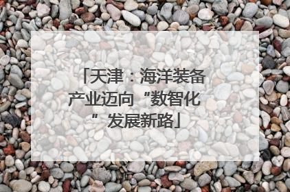 天津：海洋装备产业迈向“数智化”发展新路