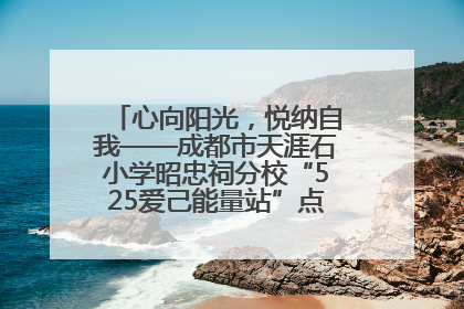 心向阳光，悦纳自我——成都市天涯石小学昭忠祠分校“525爱己能量站”点亮孩子心灵之旅
