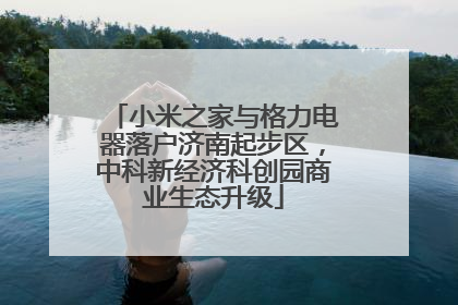 小米之家与格力电器落户济南起步区，中科新经济科创园商业生态升级