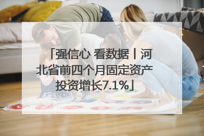 强信心 看数据丨河北省前四个月固定资产投资增长7.1%