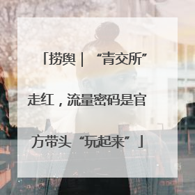 捞舆｜“青交所”走红，流量密码是官方带头“玩起来”