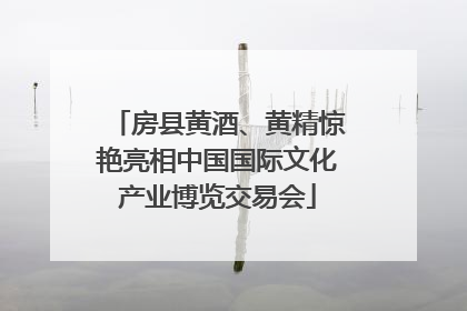 房县黄酒、黄精惊艳亮相中国国际文化产业博览交易会