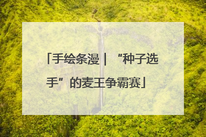 手绘条漫｜“种子选手”的麦王争霸赛