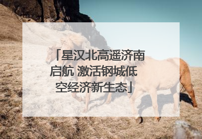星汉北高遥济南启航 激活钢城低空经济新生态