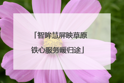 智眸慧屏映草原 铁心服务暖归途