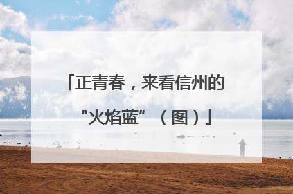 正青春，来看信州的“火焰蓝”（图）