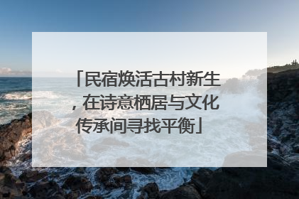民宿焕活古村新生，在诗意栖居与文化传承间寻找平衡