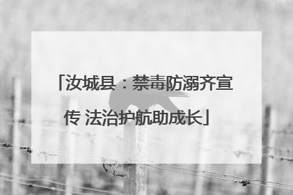 汝城县：禁毒防溺齐宣传 法治护航助成长