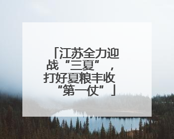 江苏全力迎战“三夏”，打好夏粮丰收“第一仗”