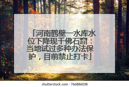 河南鹤壁一水库水位下降现千佛石窟：当地试过多种办法保护，目前禁止打卡