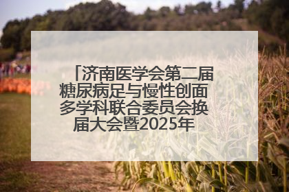 济南医学会第二届糖尿病足与慢性创面多学科联合委员会换届大会暨2025年学术年会成功举行