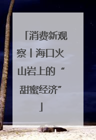 消费新观察丨海口火山岩上的“甜蜜经济”