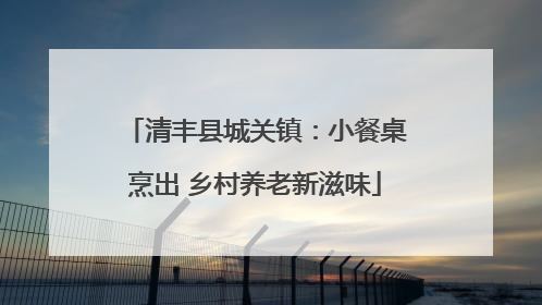 清丰县城关镇：小餐桌烹出 乡村养老新滋味