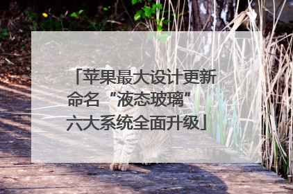 苹果最大设计更新命名“液态玻璃” 六大系统全面升级