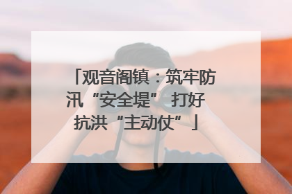 观音阁镇：筑牢防汛“安全堤” 打好抗洪“主动仗”