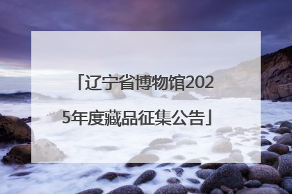 辽宁省博物馆2025年度藏品征集公告