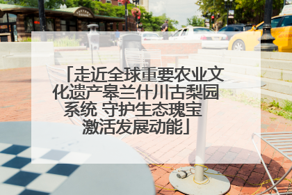 走近全球重要农业文化遗产皋兰什川古梨园系统 守护生态瑰宝 激活发展动能