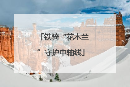 铁骑“花木兰”守护中轴线