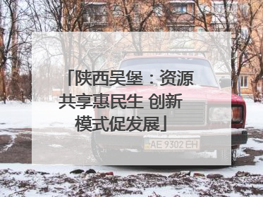 陕西吴堡：资源共享惠民生 创新模式促发展