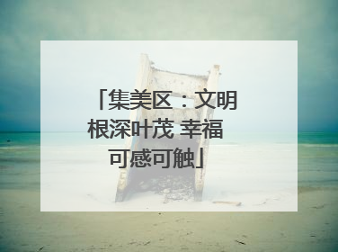 集美区：文明根深叶茂 幸福可感可触