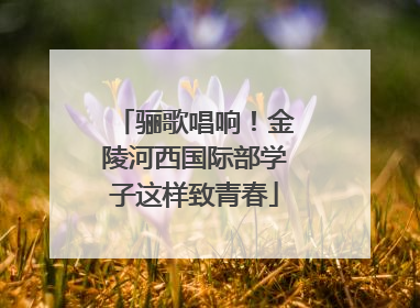 骊歌唱响！金陵河西国际部学子这样致青春