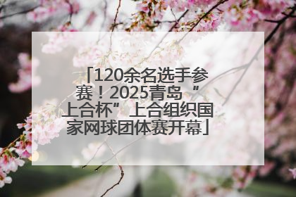 120余名选手参赛！2025青岛“上合杯”上合组织国家网球团体赛开幕